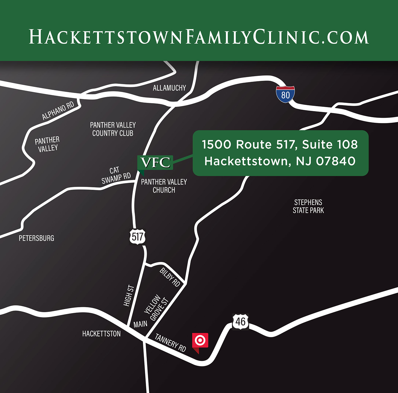 Village Family Clinic Location Map Village Family Clinic Location Map